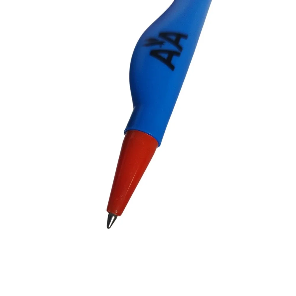 Vintage Rare American Airlines‎ Pen Fun Blue Airplane Red Wings Collectible
